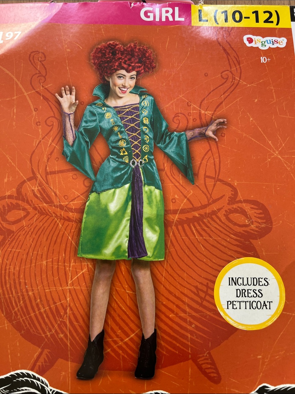 New! Hocus pocus Girls' Witch Costume Dress